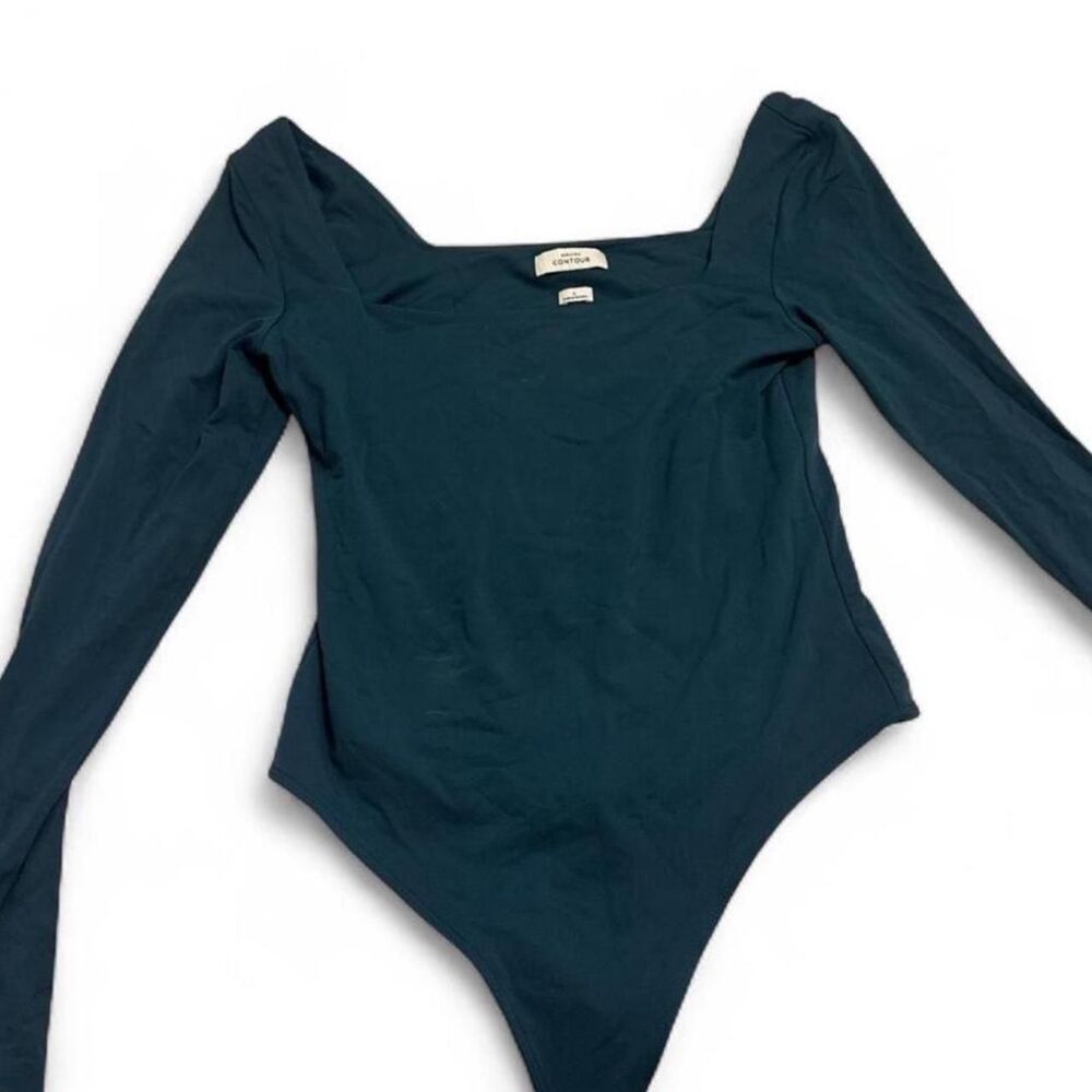 Aritzia Women's Green and Blue Bodysuit